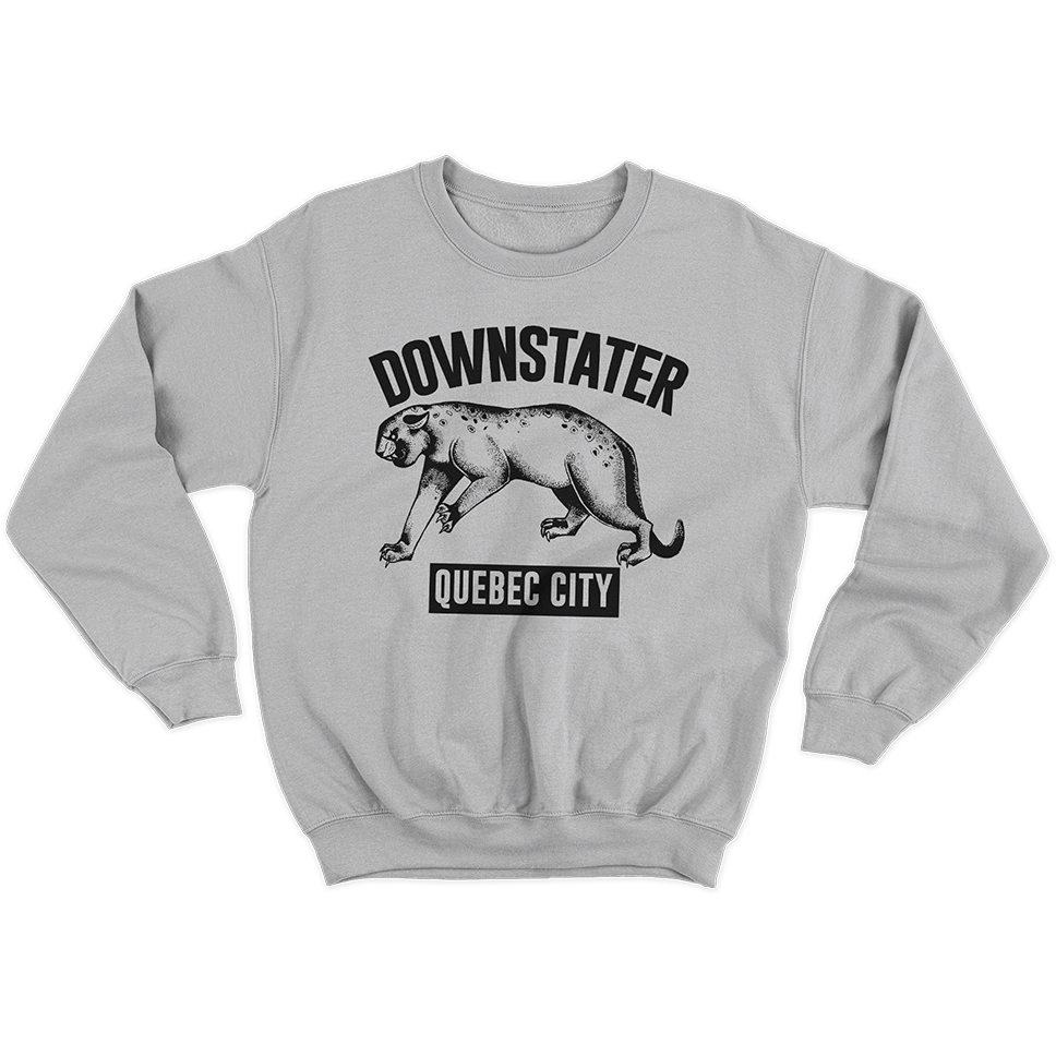 DOWNSTATER - "Jaguar" (Ash Grey) (Crewneck)