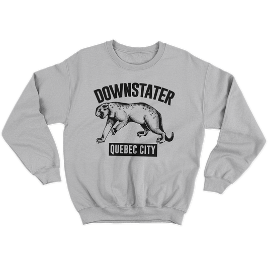 DOWNSTATER - "Jaguar" (Ash Grey) (Crewneck)