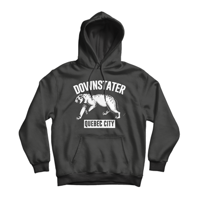 DOWNSTATER - "Jaguar" (Black) (Pullover Hoodie)