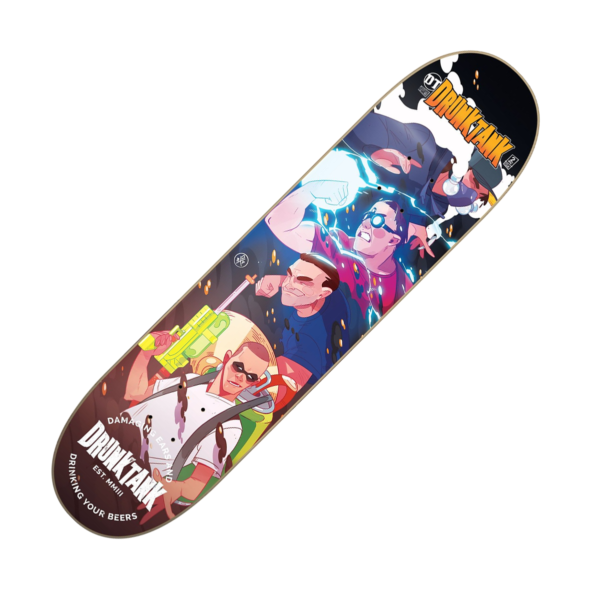 DRUNKTANK - "Return Of The Infamous Four" (Skateboard Deck)