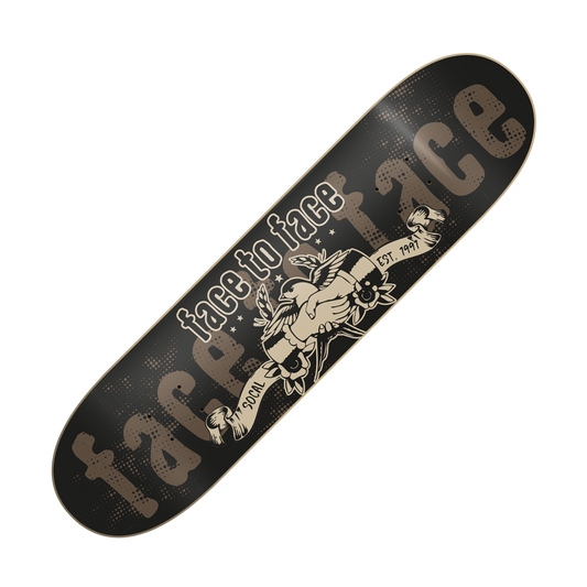 FACE TO FACE - "Sparrow (Beige/Black)" (Skateboard Deck)