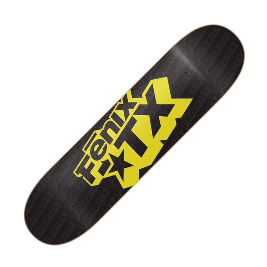 FENIX TX - "Logo (Black)" (Skateboard Deck)