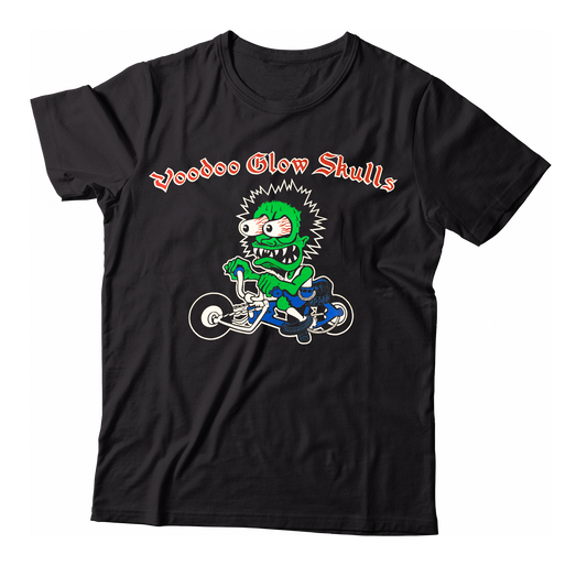 VOODOO GLOW SKULLS - "Firme Biker" (Black) (T-Shirt)