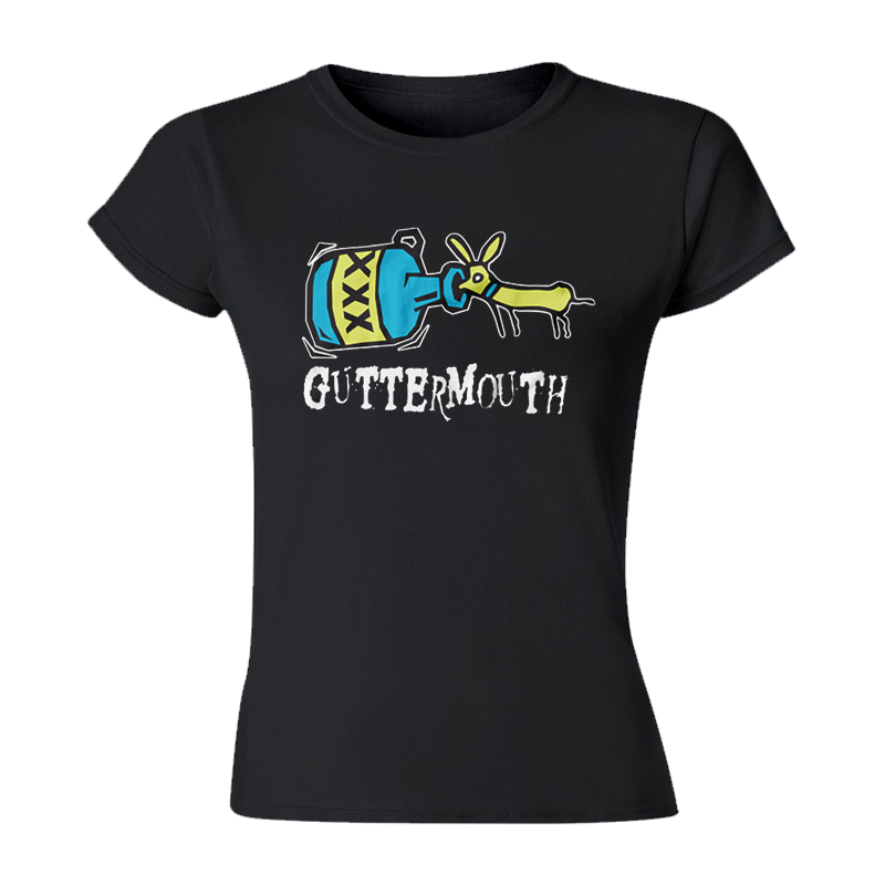 GUTTERMOUTH - "Tequila Worm" (Black) (Woman T-Shirt)