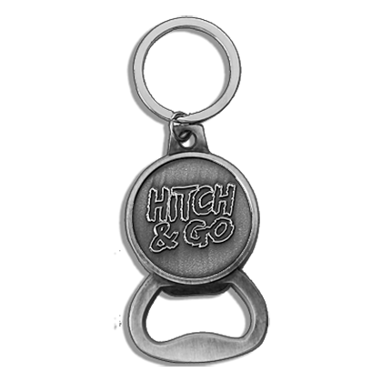 HITCH & Go - "Logo" (Plain) (Keychain / Bottle Opener)