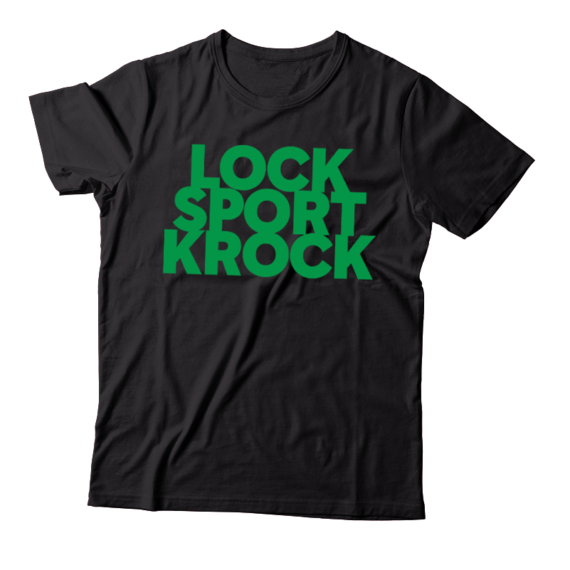 NIKOLA SARCEVIC - "Lock Sport Krock" (Black) (T-Shirt)