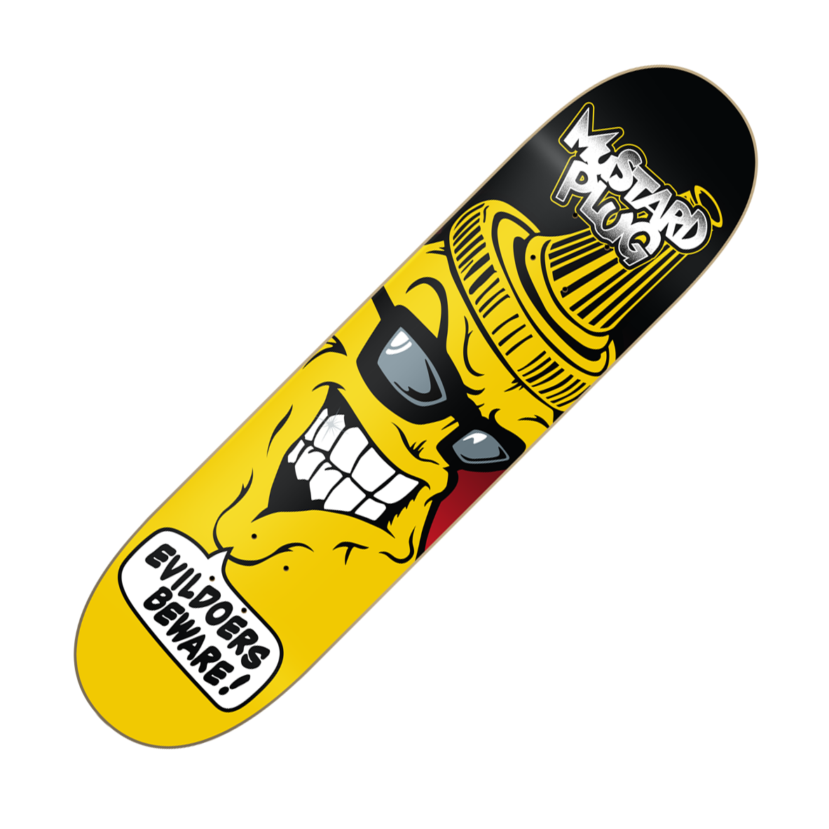 MUSTARD PLUG - "Evildoers Beware!" (Skateboard Deck)