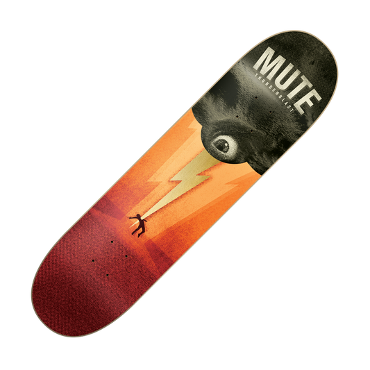 MUTE - "Thunderblast" (Skateboard Deck)