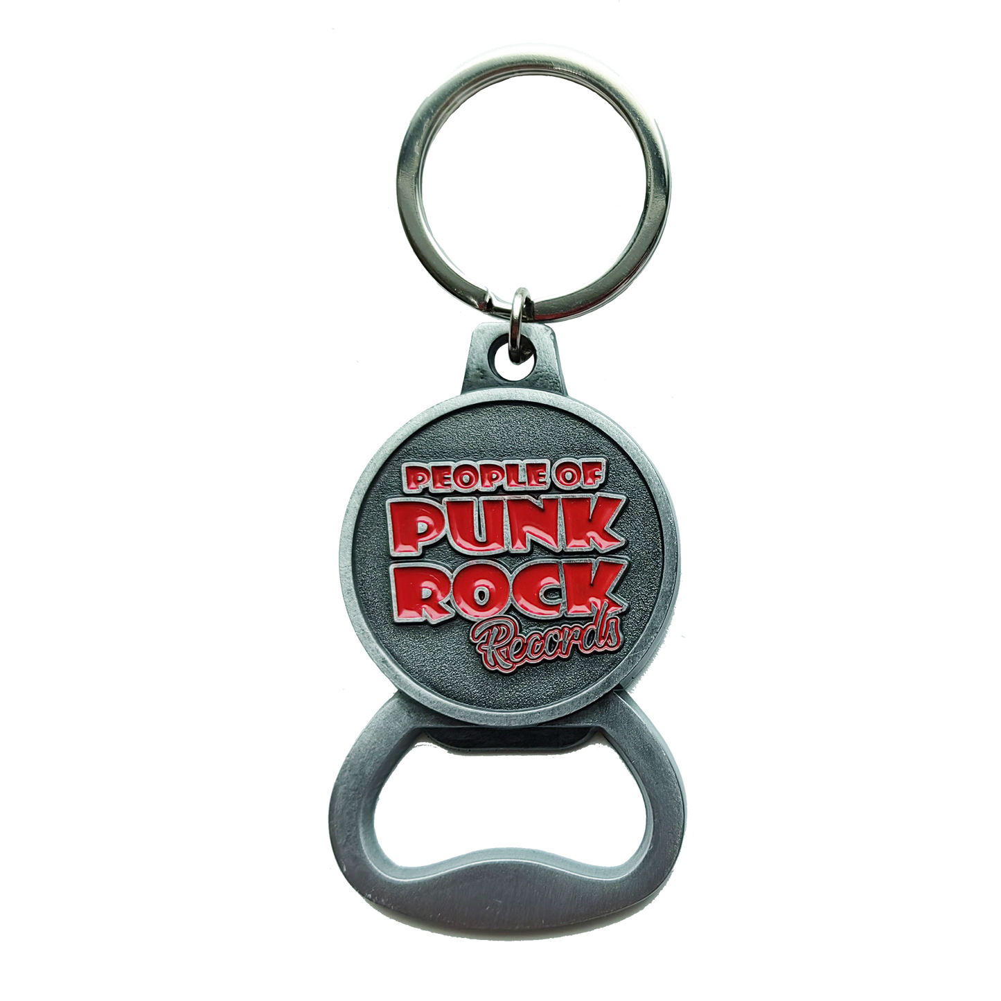 POPR Records - "Logo" (Red) (Keychain / Bottle Opener)