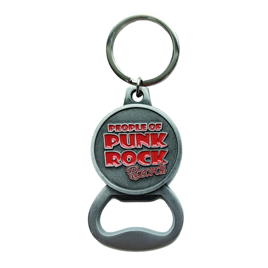 POPR Records - "Logo" (Red) (Keychain / Bottle Opener)