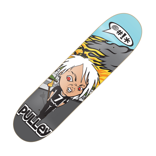 PULLEY - "@#!*" (v2.2) (Skateboard Deck)
