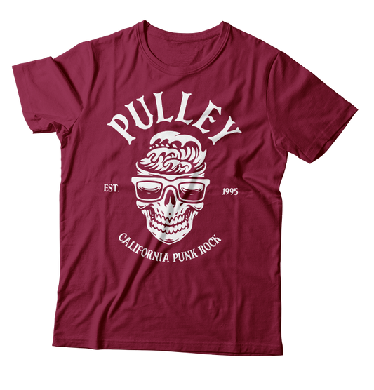 PULLEY - "California" (Red) (T-Shirt)