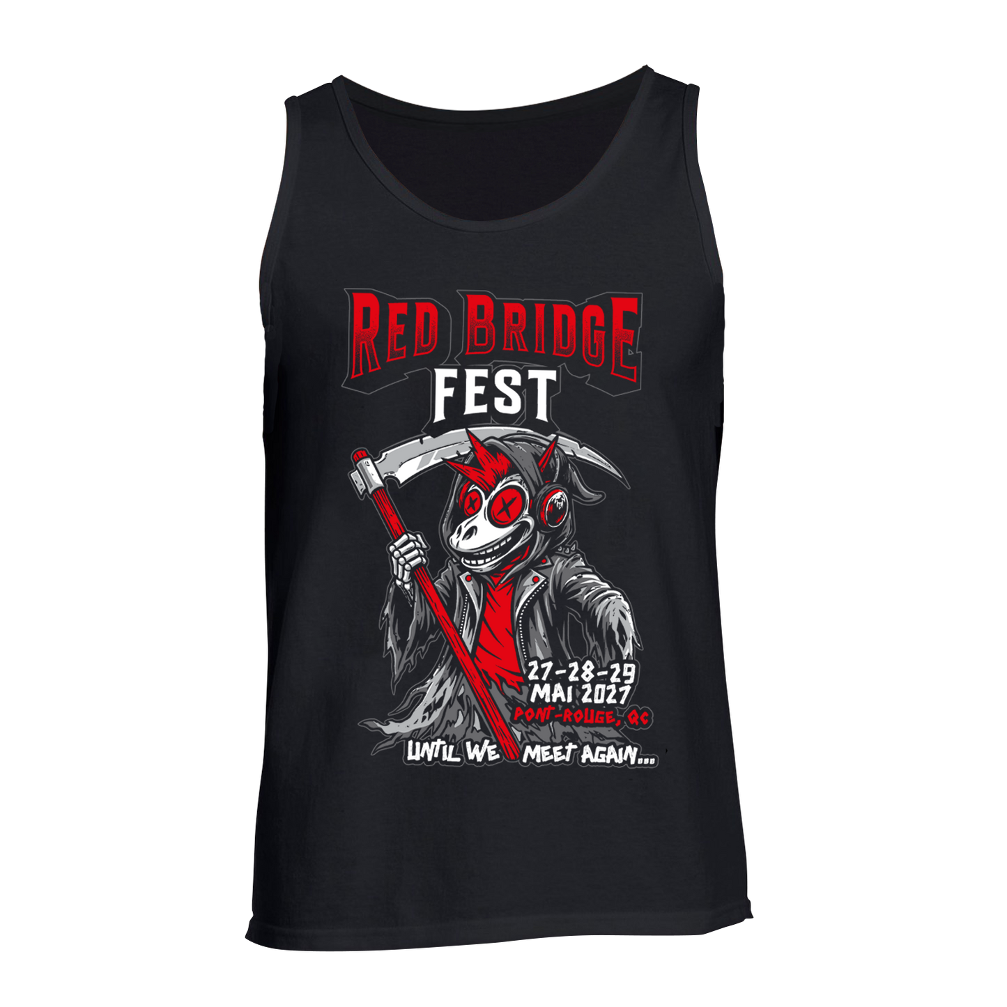 RED BRIDGE FEST - "2027 / Until We Meet Again..." (Black) (Tank Top)