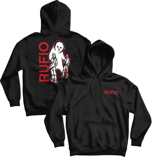 RUFIO "MCMLXXXV" (Black) (Pullover Hoodie)