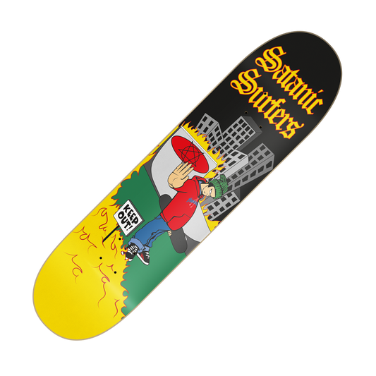 SATANIC SURFERS - "Keep Out!" (Skateboard Deck)