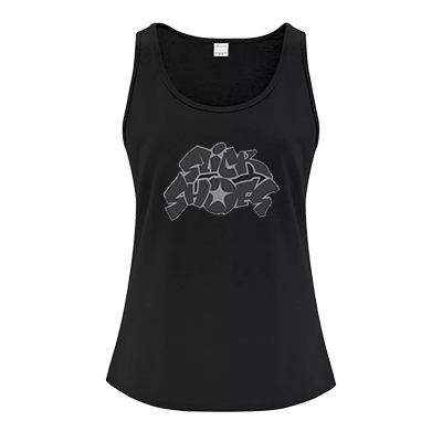 SLICK SHOES - "1997 Logo" (Black/Grey) (Ladies' Tank Top)