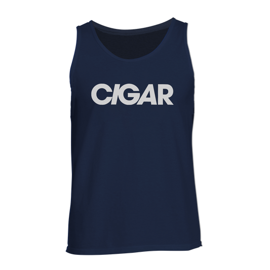 CIGAR - "Logo" (Navy) (Tank Top)