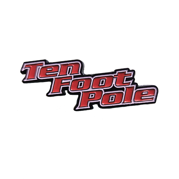 TEN FOOT POLE - "Logo" (Orange) (Enamel Lapel Pin)