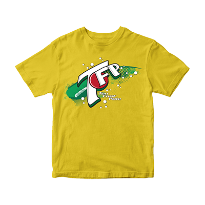 TEN FOOT POLE - "7Up" (Yellow) (Youth T-Shirt)