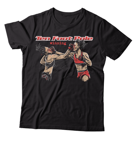 TEN FOOT POLE - "Winning" (Black) (T-Shirt)