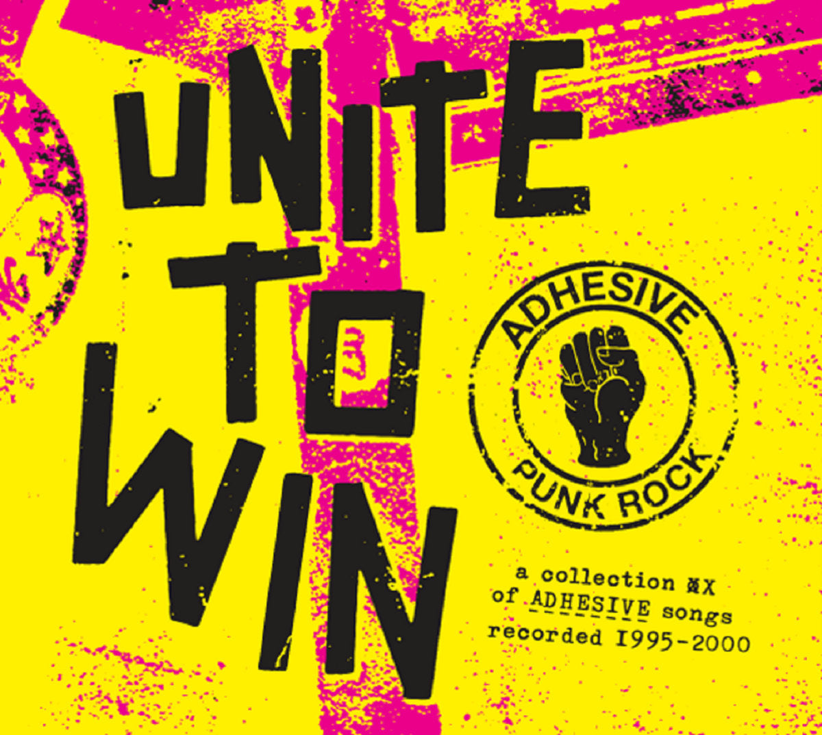 ADHESIVE - "Unite To Win" (LP Test Pressing)