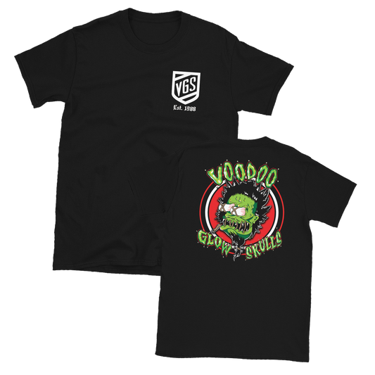 VOODOO GLOW SKULLS - "VGS Est. 1988 / Voodoo Head" (Black) (T-Shirt)