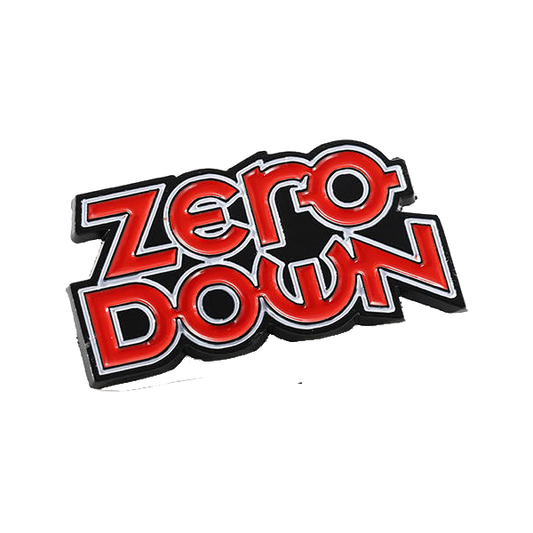 ZERO DOWN - "Logo" (Red) (Enamel Lapel Pin)