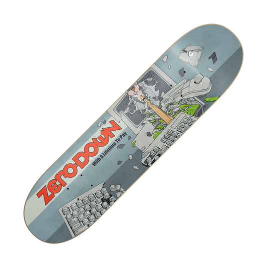 ZERO DOWN - "With A Lifetime To Pay" (Skateboard Deck)