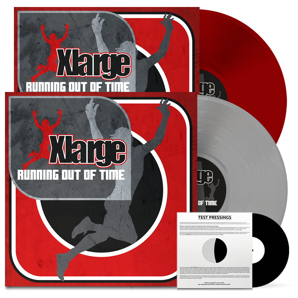 XLARGE - "Running Out Of Time" (LP)