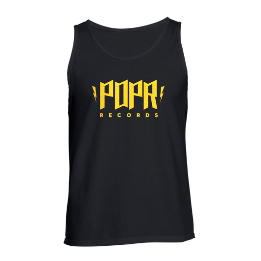 POPR Records - "Mute Logo" (Black) (Tank Top)