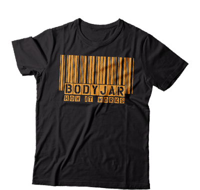 BODYJAR - "How It Works" (Black) (T-Shirt)