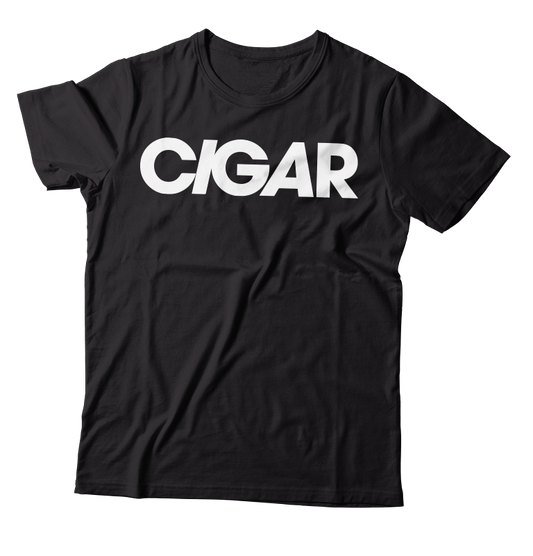 CIGAR - "Logo" (Black) (T-Shirt)