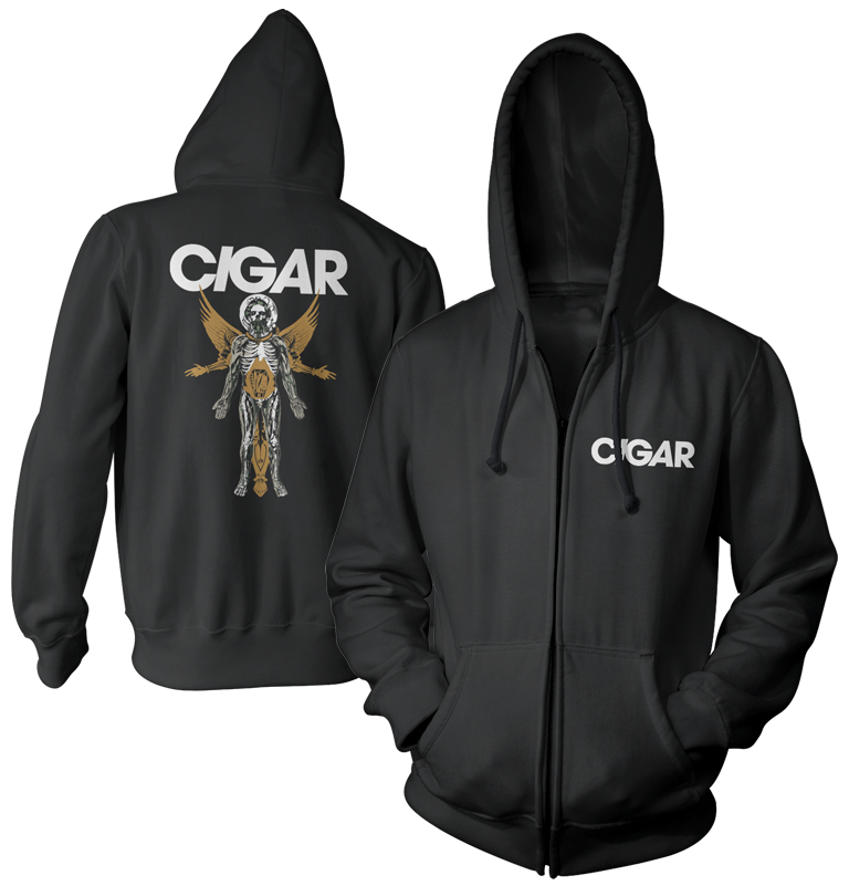 CIGAR - "The Visitor" (Black) (Zip Hoodie)