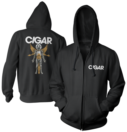 CIGAR - "The Visitor" (Black) (Zip Hoodie)