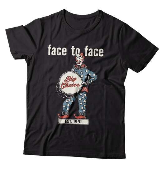 FACE TO FACE - "Big Choice / Clown" (Black)