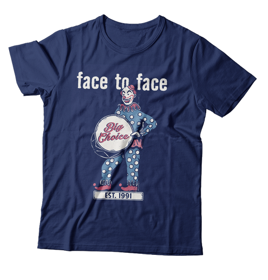 FACE TO FACE - "Big Choice / Clown" (Navy Blue)