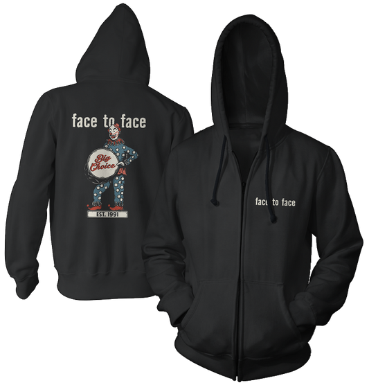FACE TO FACE - "Big Choice / Clown" (Zip Hoodie)