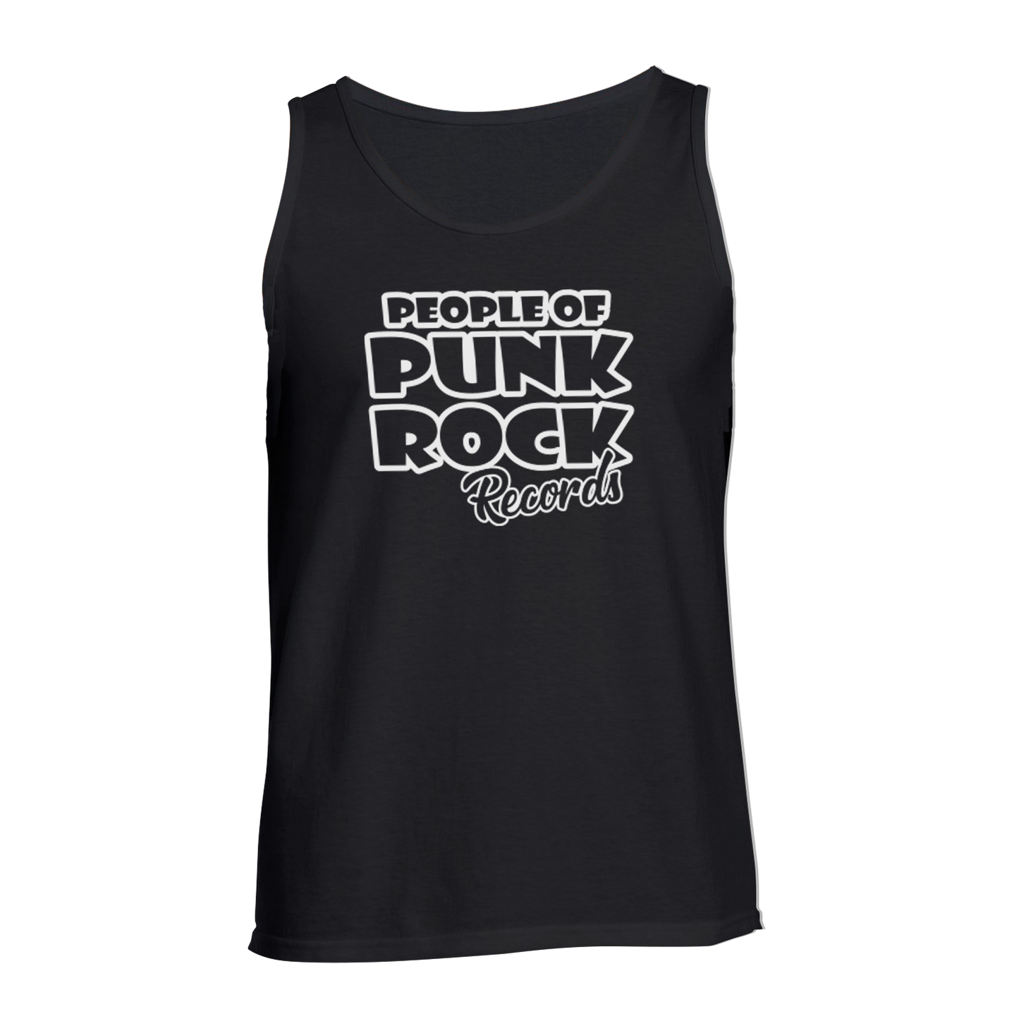 POPR Records - "Logo" (Black) (Tank Top)