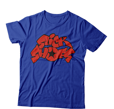 SLICK SHOES - "1997 Logo" (Royal Blue) (T-Shirt)