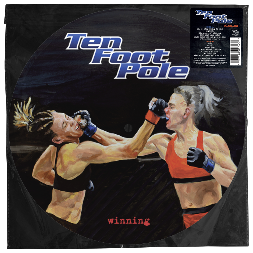 TEN FOOT POLE - "Winning" (LP)