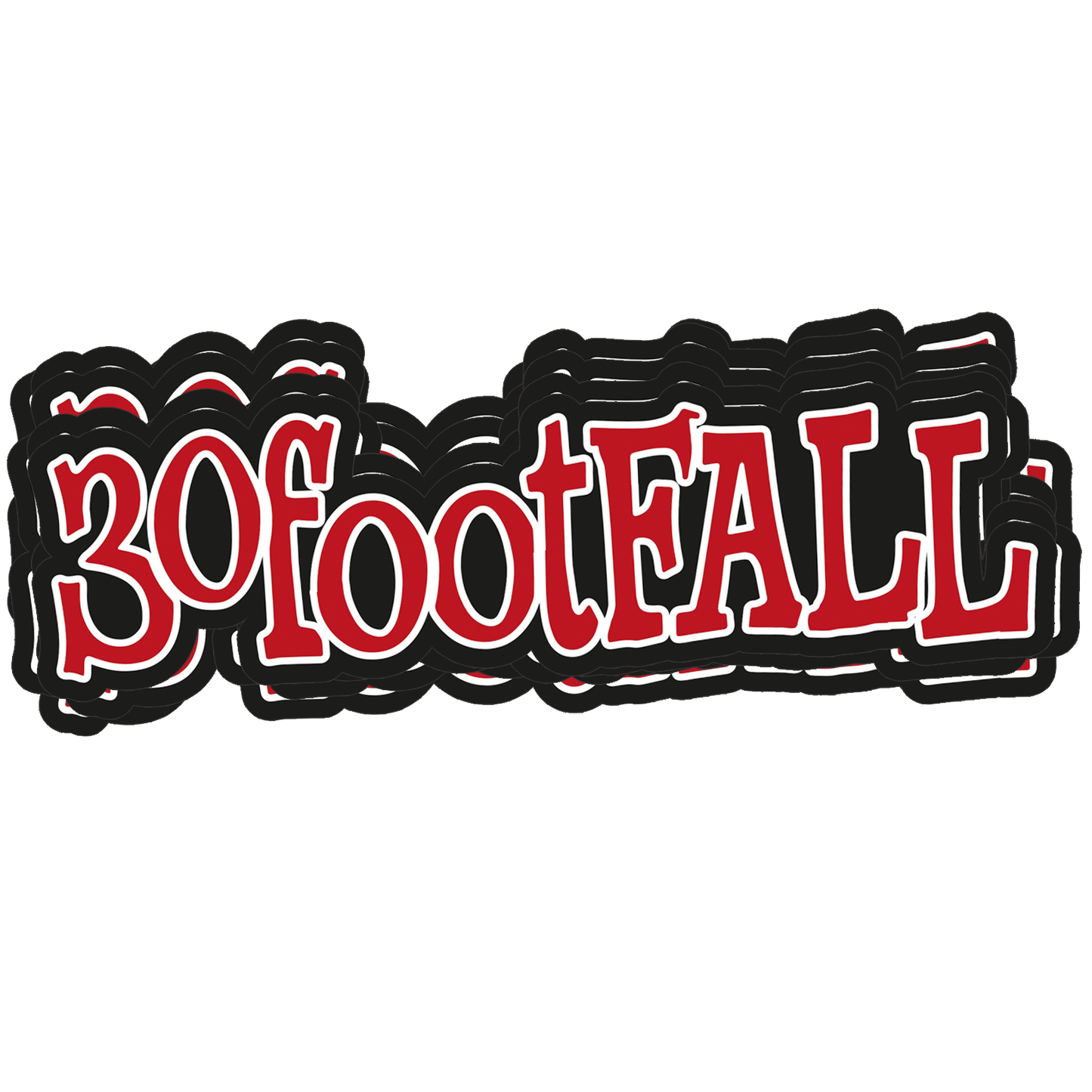 30footFALL - Logo (Sticker)