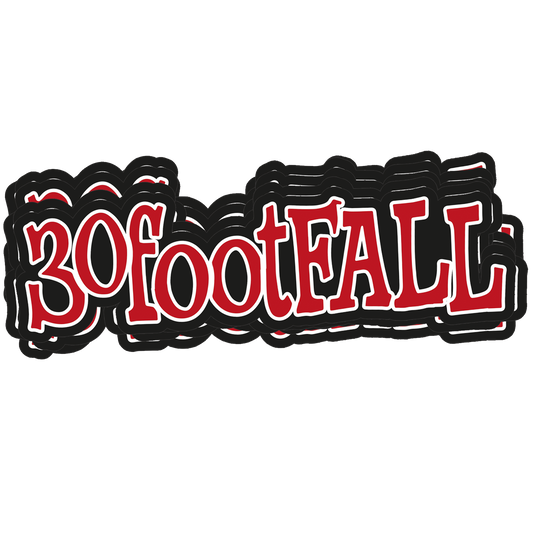 30footFALL - Logo (Sticker)