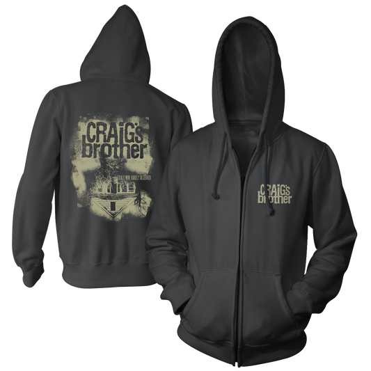 CRAIG'S BROTHER - "Easily Won, Rarely Deserved" (Zip Hoodie)
