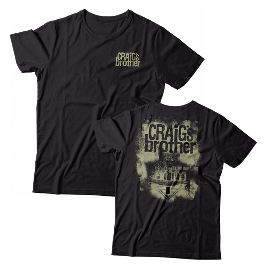 CRAIG'S BROTHER - "Easily Won, Rarely Deserved" (v2 / Black) (T-Shirt)