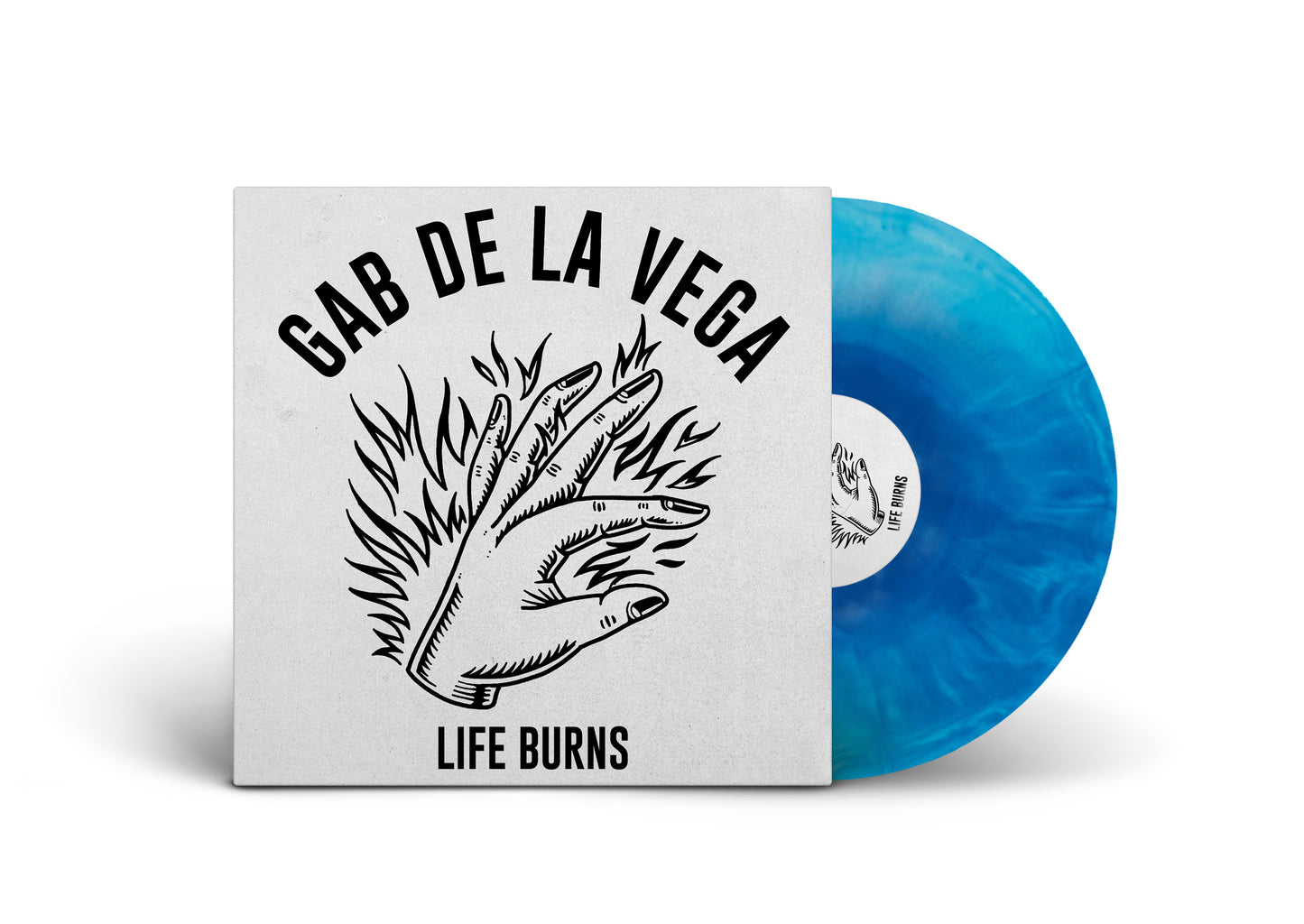 GAB DE LA VEGA - "Life Burns" (SBAM) (LP/CD)