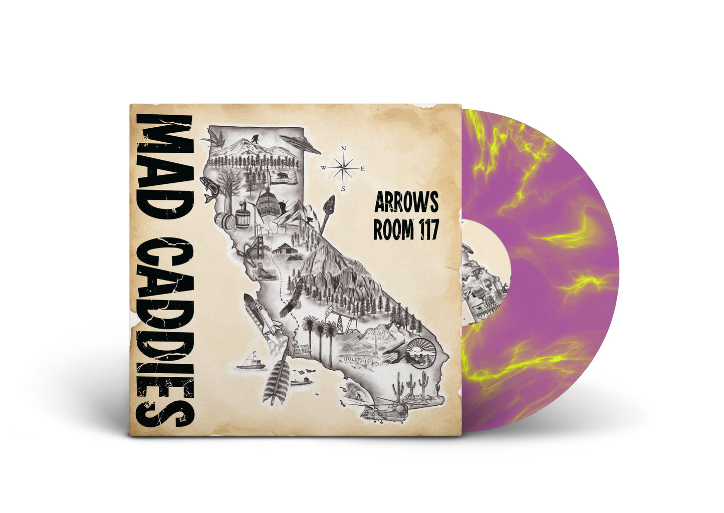 MAD CADDIES - "Arrows Room 117" (SBAM) (LP/CD)