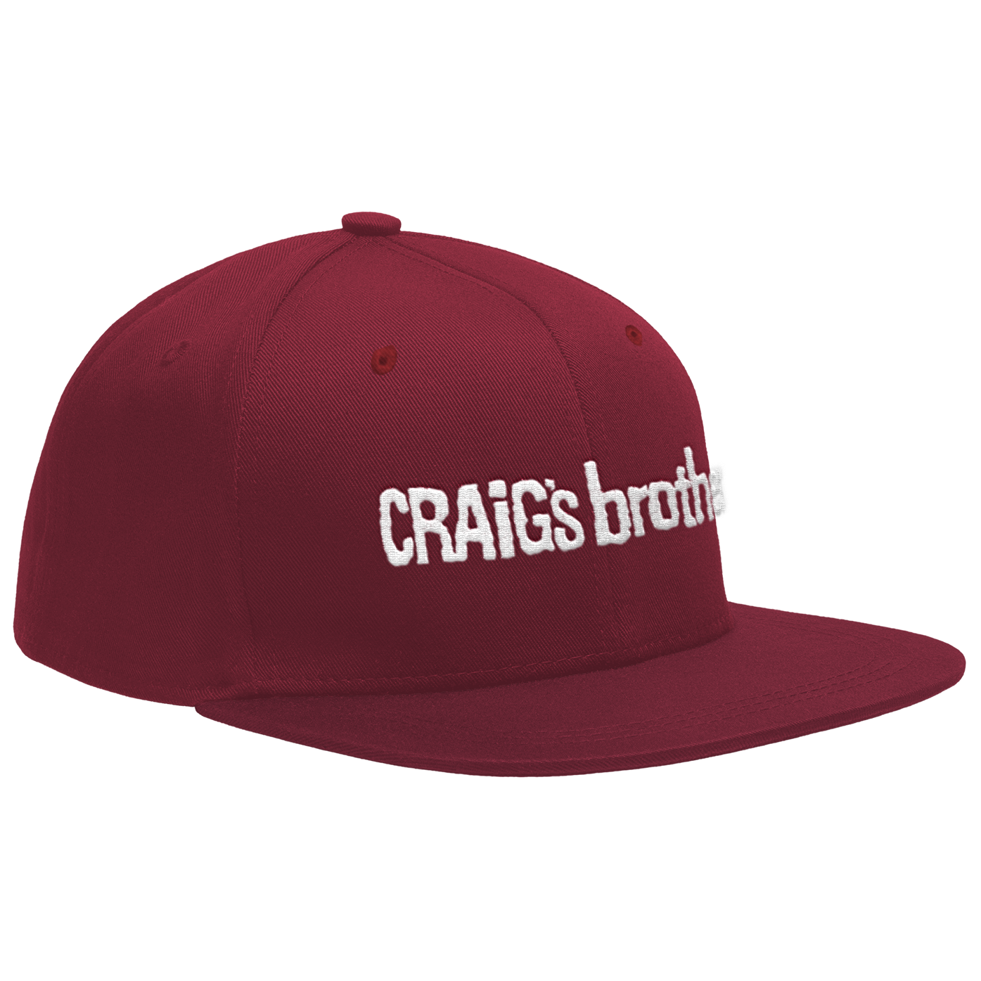 CRAIG'S BROTHER - "Logo" (Wine Red) (Snapback Cap)