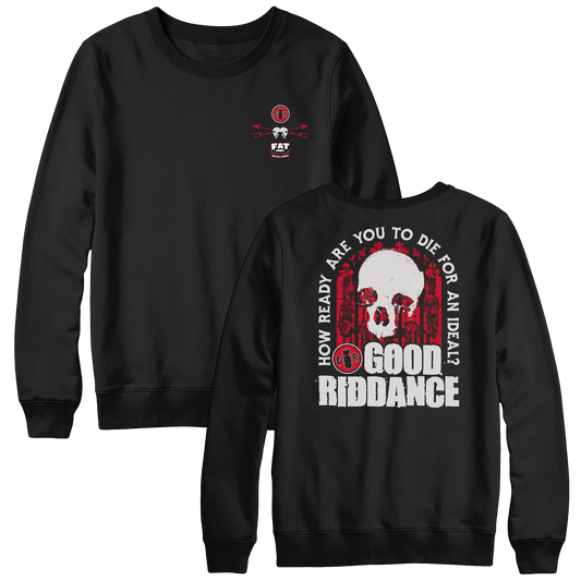 GOOD RIDDANCE - "Staff" (Black) (Crewneck)