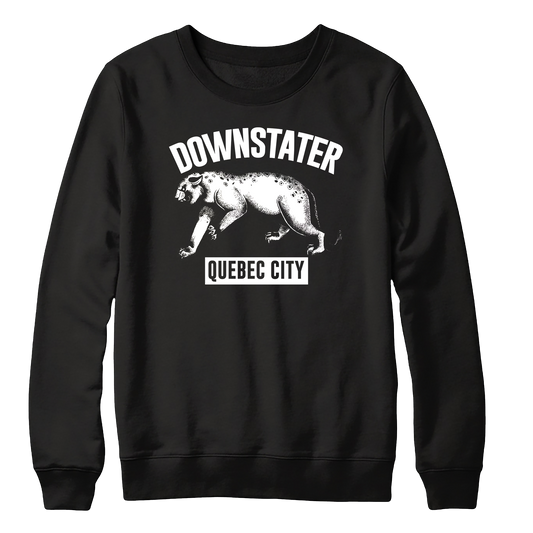 DOWNSTATER - "Jaguar" (Black) (Crewneck Sweatshirt)