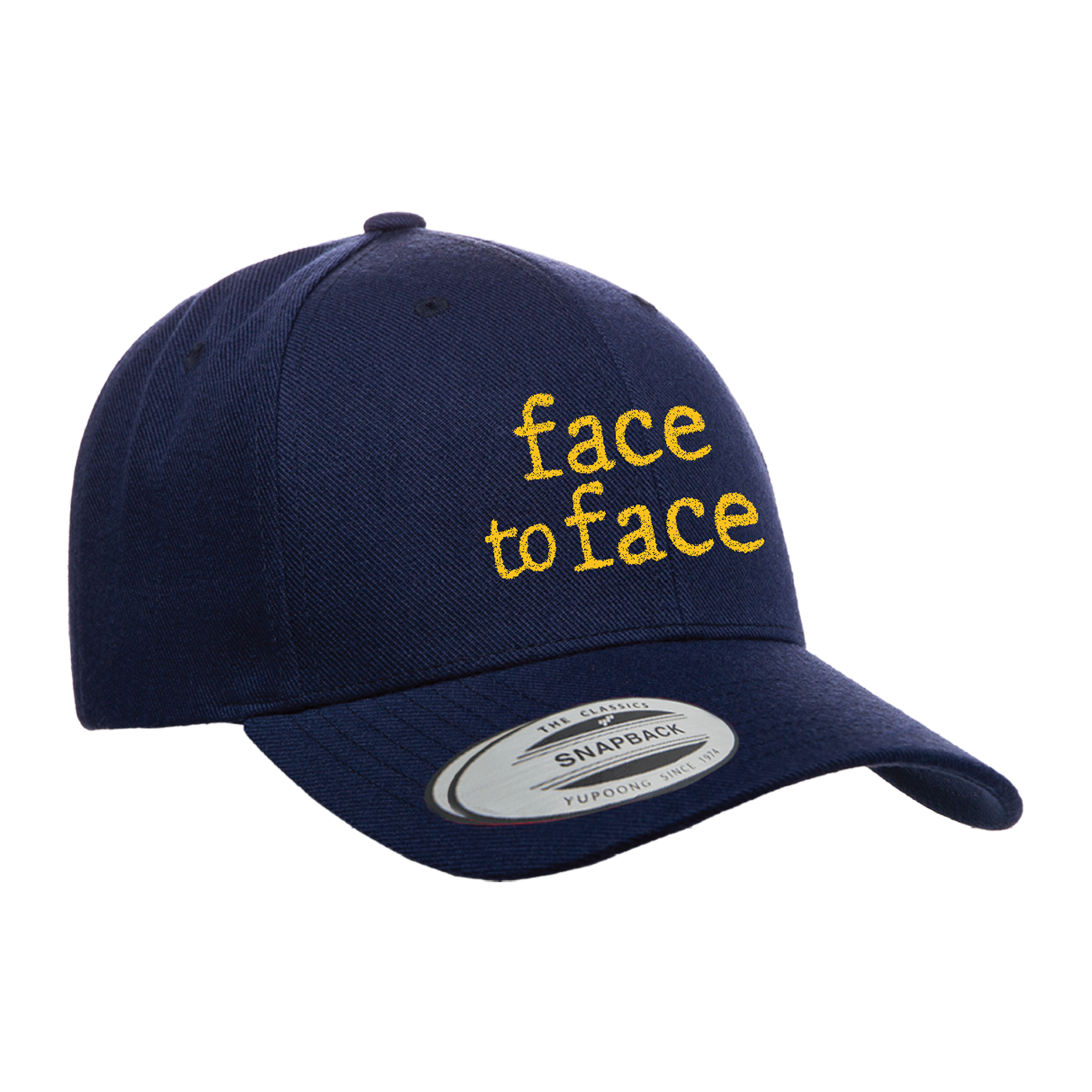 FACE TO FACE - "Big Choice" (Navy Blue) (Curved Visor - Snapback Cap)